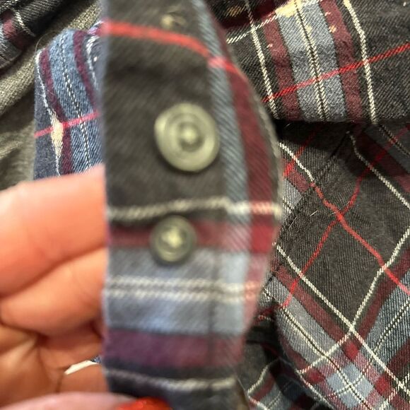 Soft flannel custom bleached shirt women’s medium - Picture 10 of 12